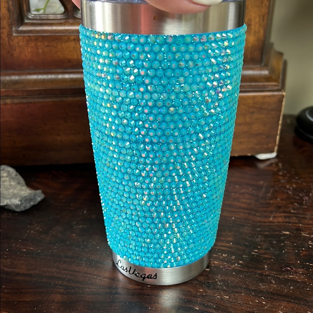 Blue Rhinestone Tumbler - Picture 5 of 10